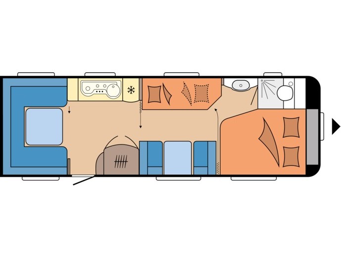 Der Hobby Prestige 720 UKFe bei heycamp.de